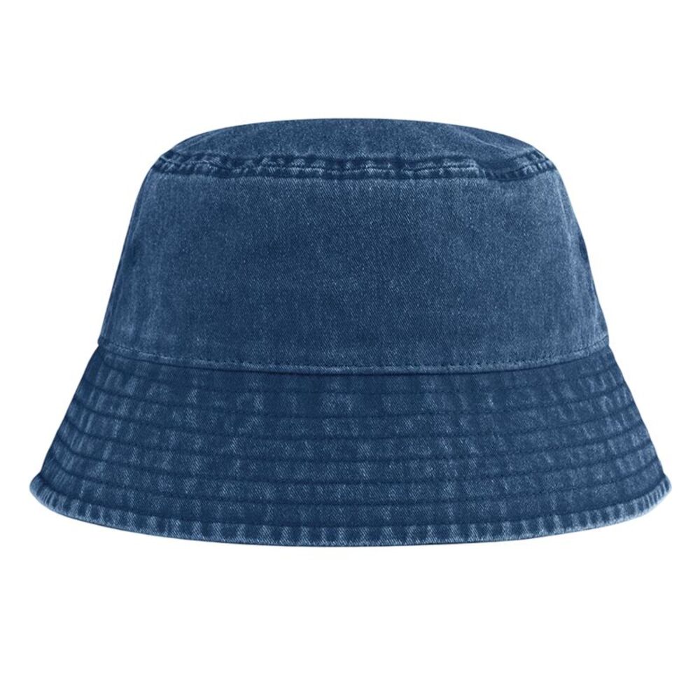 Beechfield Childrens/Kids Vintage Bucket Hat / Vintage Denim